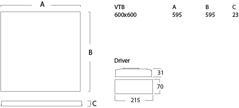 Multilume Slim VTB 600x600