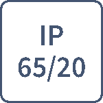 IP65/20 (under/över tak).