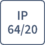 IP64/20 (under/over loft).