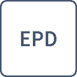 En miljøvaredeklaration (EPD) er tilgængelig og opfylder ISO 14025.